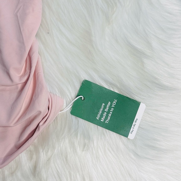 Halara Light Pink Ruched Racerback Yoga Tank - Picture 5 of 8